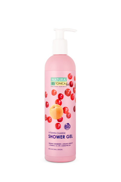 Gel de ducha vitamin charge 400 ml, Natura Estonica